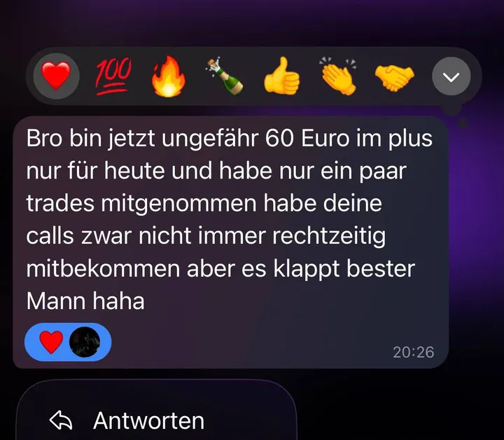 Mitglied: ungefähr 60 Euro im Plus